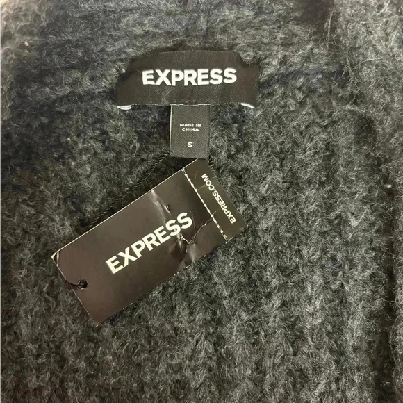 Express NWT Color Block Duster Cardigan Size Small - Picture 8 of 11